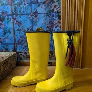 Yellow Women's Boots